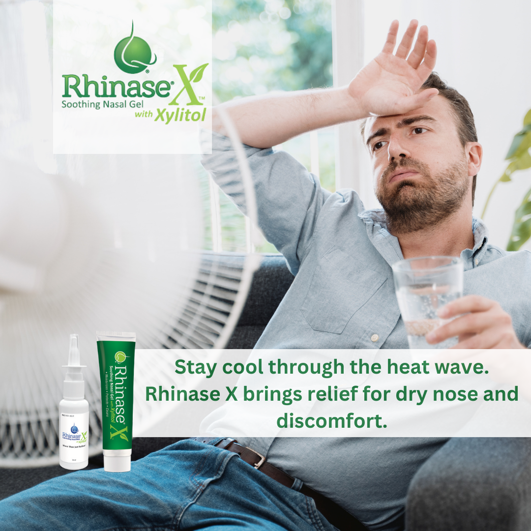 New:Rhinase X Combo Pack - Nasal Gel (30g) & Spray (30ml) for Complete Nasal Relief: Dryness, Congestion, Post Nasal Drip, and Allergies. Retain Moisture, Protect Against Moisture Loss and xylitol