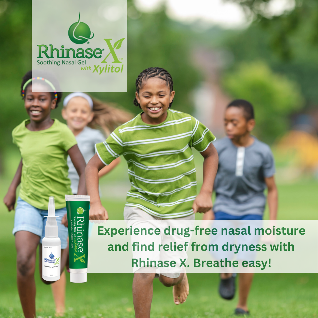 New:Rhinase X Combo Pack - Nasal Gel (30g) & Spray (30ml) for Complete Nasal Relief: Dryness, Congestion, Post Nasal Drip, and Allergies. Retain Moisture, Protect Against Moisture Loss and xylitol
